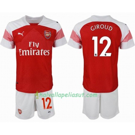 Jalkapallo Pelipaidat Arsenal GIROUD 12 Lasten Kotipaita 2018-2019 Lyhythihainen